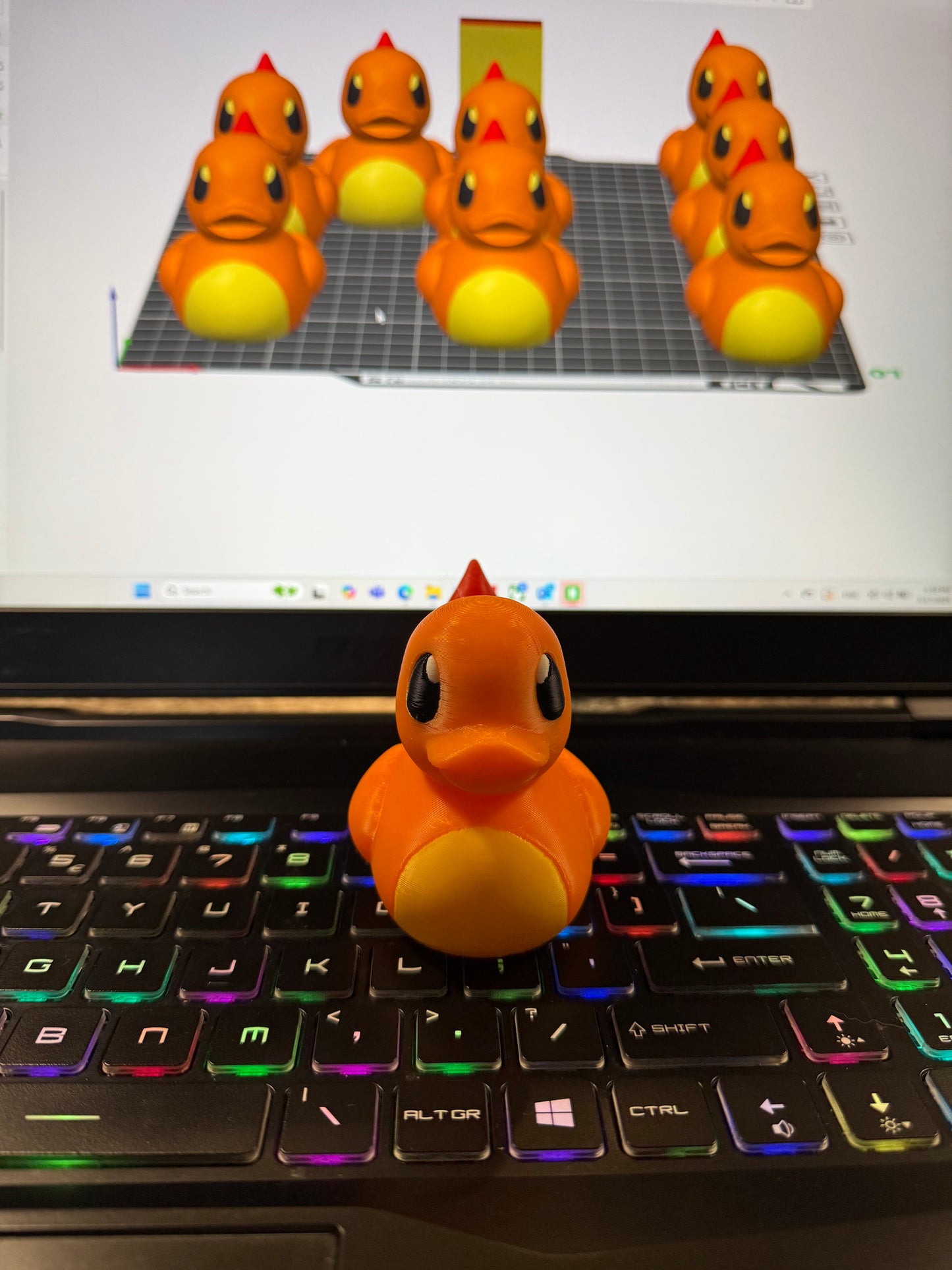 Rubber duck -Charmander