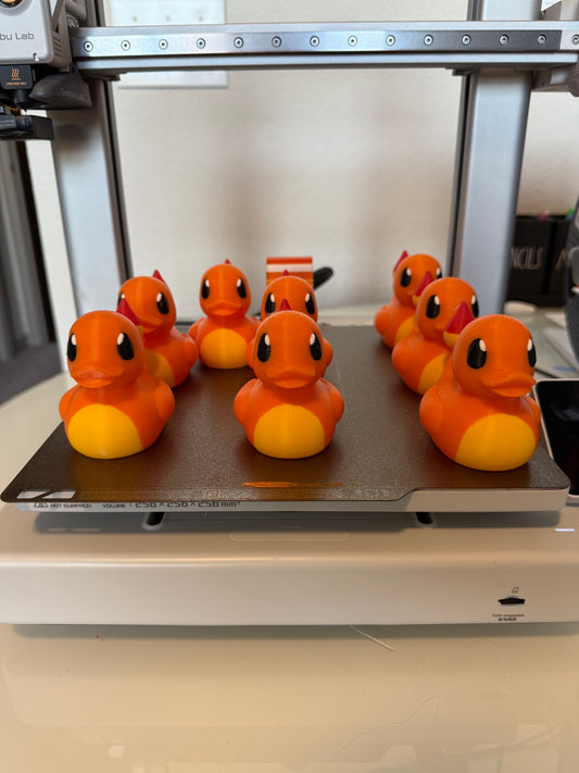 Rubber duck -Charmander